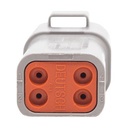 4-Way Deutsch DT Series Receptacle & Wedgelock