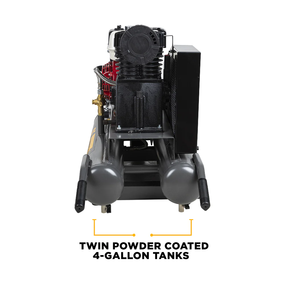 Gas Air Compressor with Honda GX200 Engine