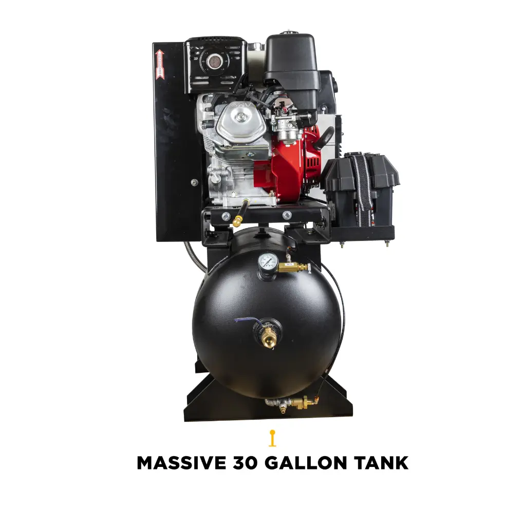 Gas Air Compressor, Welder, Generator with Honda GX390 Engine