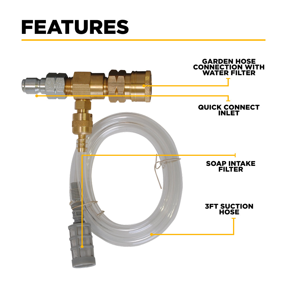 3/8" Low Pressure Chemical Injector