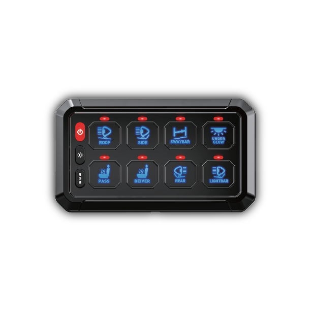 8-Gang Switch Kit with Circuit Breaker