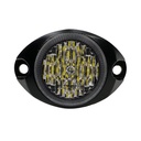 2" Surface Mount Warning Hideaway White Light - Multiple Pattern