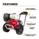4,200 PSI 4.2 GPM Cold Water Gas Pressure Washer