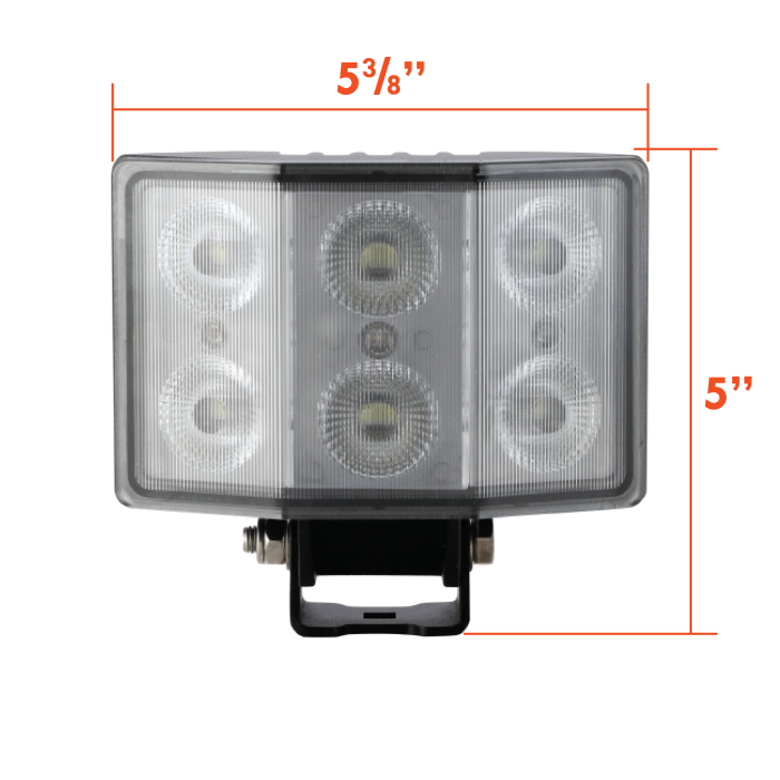 3.5" x 5.5" LED Wide Flood Lamp - 5,600 Lumen