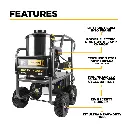 4,400 PSI – 4.2 GPM Hot Water Pressure Washer With Powerease 420 Engine