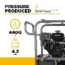 4,400 PSI – 4.2 GPM Hot Water Pressure Washer With Powerease 420 Engine