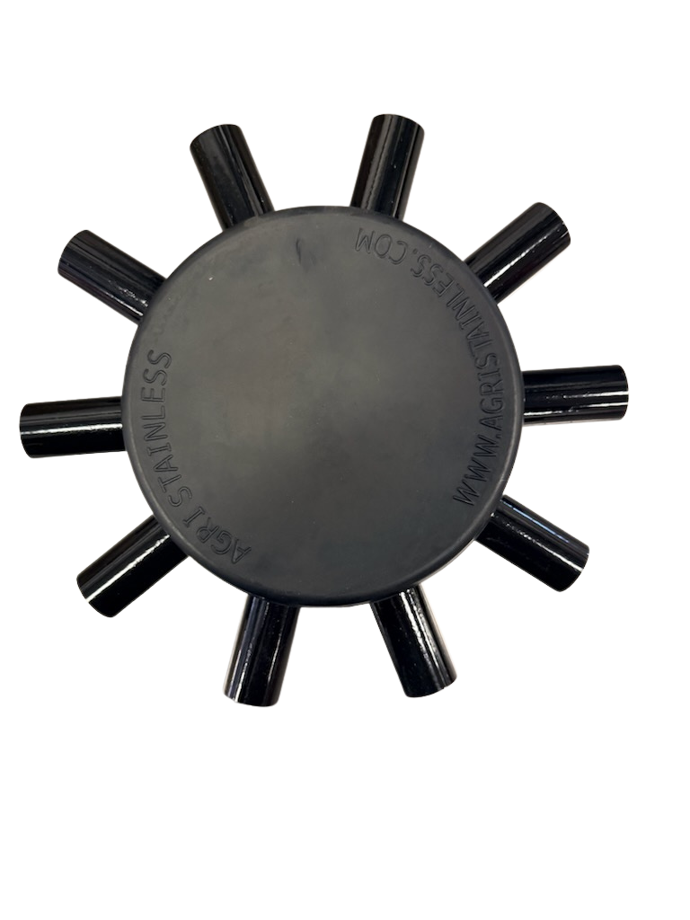 Stainless Steel Distributor Head; 2.5" Distributor; 10 Runs @ 1"