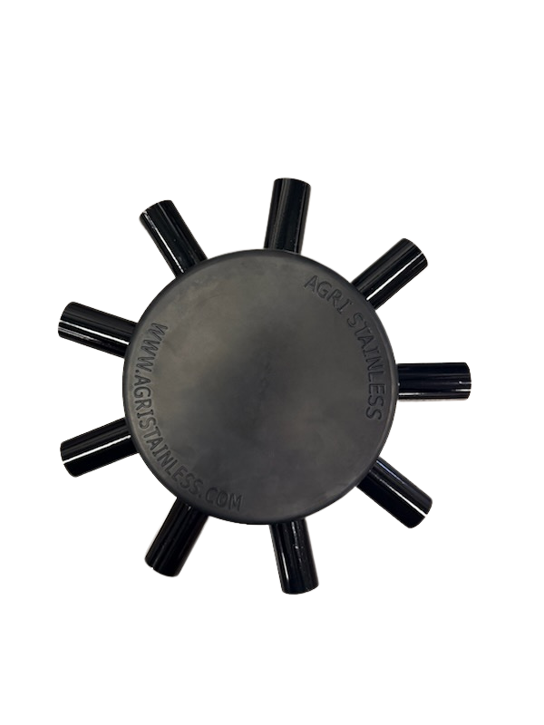 Stainless Steel Distributor Head; 2.5" Distributor; 8 @ 1" Runs