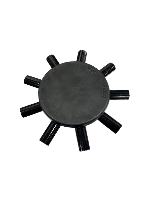 Stainless Steel Distributor Head; 2.5" Distributor; 9 Runs @ 1"