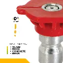 Quick Connect Pressure Washer 3.0 Nozzle Set with 0°, 15°, 40° and Soaper