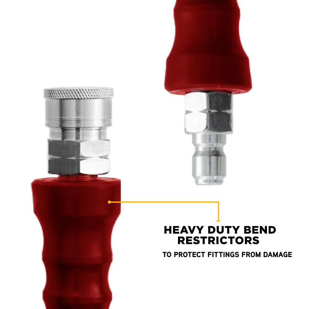 50' 6000PSI 3/8" Non Marking Rubber Hose