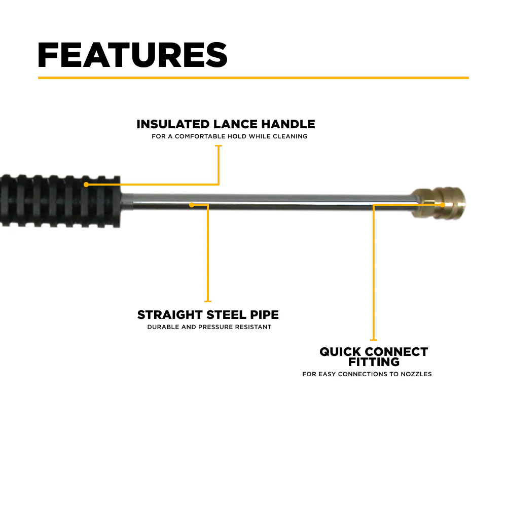 36" Pressure Washer Gun & Wand Assembly