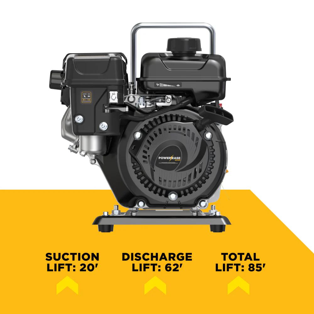 1" Water Pump with Powerease 79cc Engine