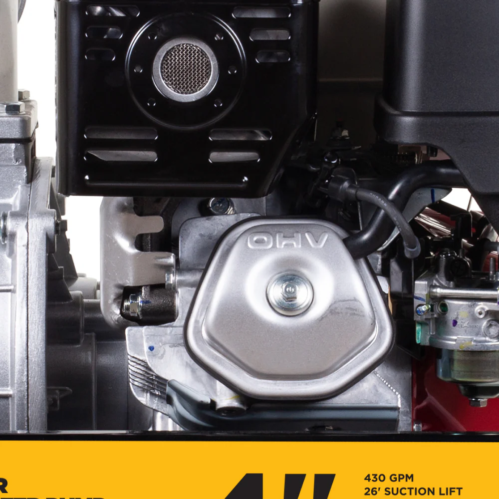 4" Water Transfer Pump with Honda GX390 Engine