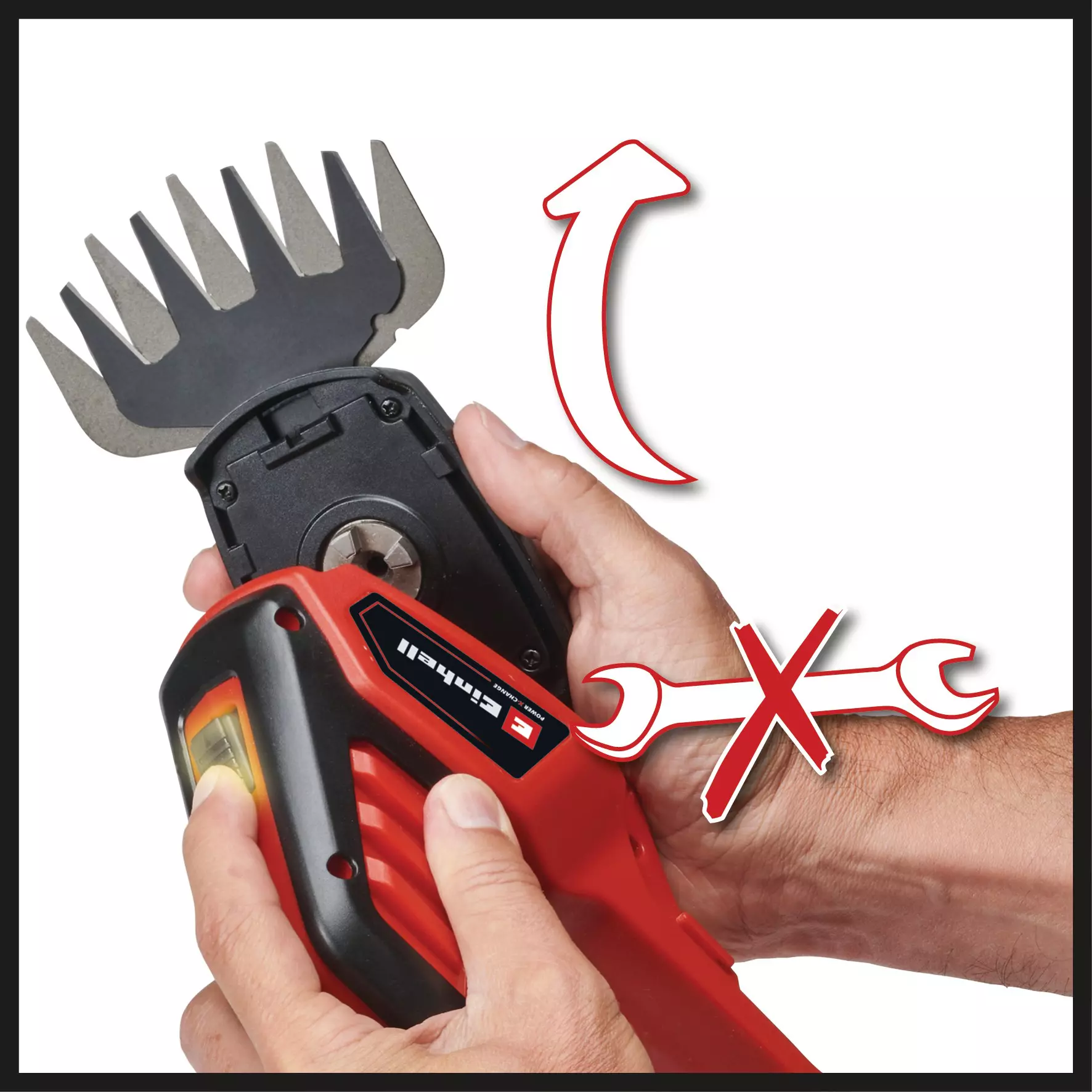 18V 2-in-1 Cordless telescopic grass shear & hedge trimmer