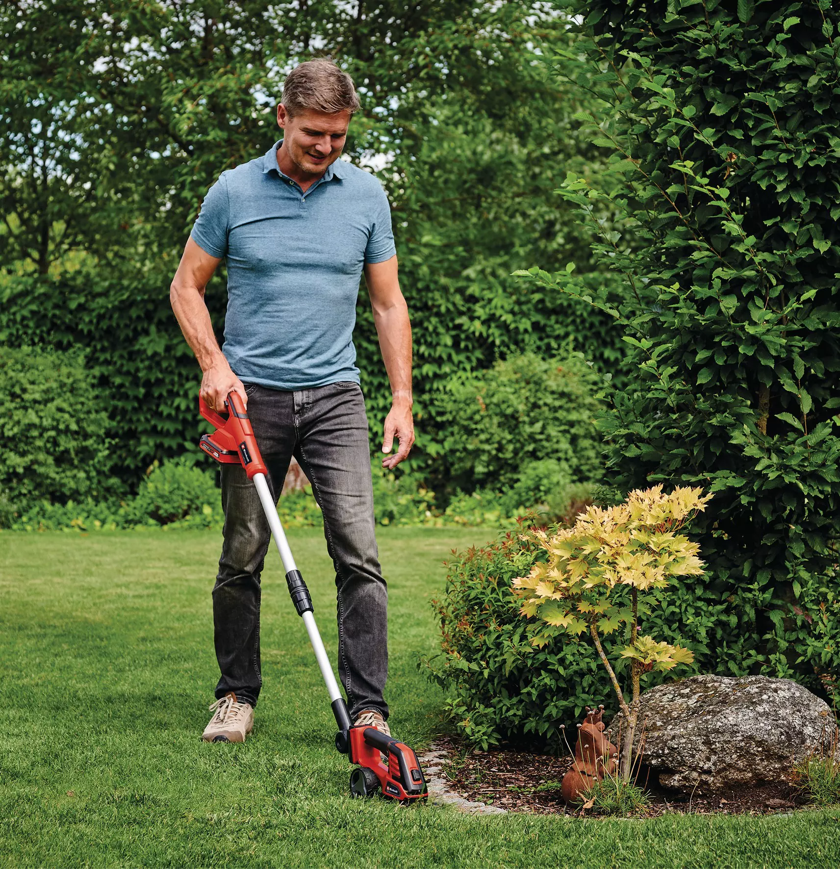18V 2-in-1 Cordless telescopic grass shear & hedge trimmer