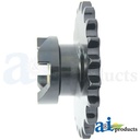 Case/New Holland 22 Tooth Sprocket & Half Clutch For Drive Rollers On Round Balers