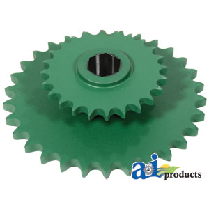 Double Sprocket; Drive, 24/30 Tooth, John Deere Baler