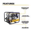 4" Full Trash Pump with Vangard Engine
