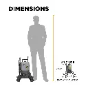 2,350 PSI 1.8 GPM Cold Water Corded Electric Pressure Washer with 4-Wheel 360° Steering