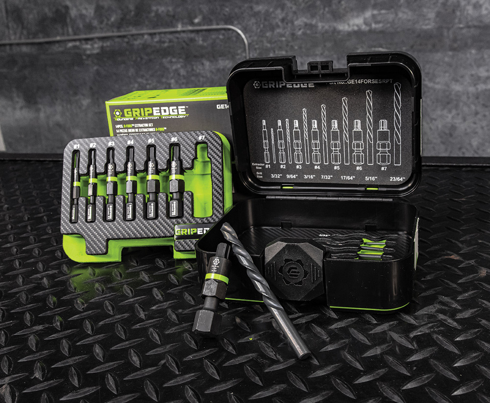 PG110 - 14-PC RPT G-FORS EXTRACTOR & LEFT HAND DRILL BIT SET, #1-#7 & 3/32"-23/64"