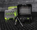 PG110 - 14-PC RPT G-FORS EXTRACTOR & LEFT HAND DRILL BIT SET, #1-#7 & 3/32"-23/64"
