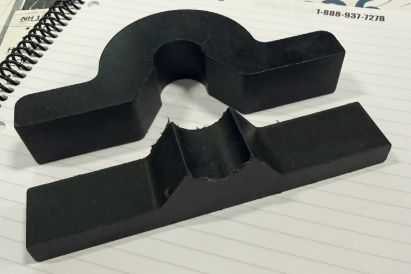 1" UHMW Pillow Block Housing for Augers