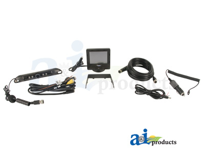 CabCam Wired 3.5" Dig Color Video W/License Plate Camera