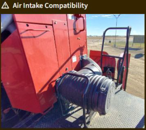Kit Pre-Cleaner & Adaptor - CaseIH 7010/8010 7120/8120
