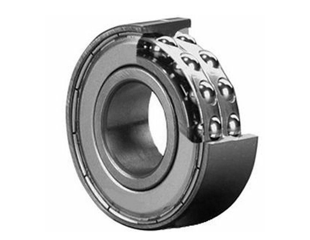Angular Contact Ball Bearing; 25MM Bore; 62MM Outside Diameter; 25.4MM Width; 2 Metal Shields; No Flush Ground; Double Row of Balls