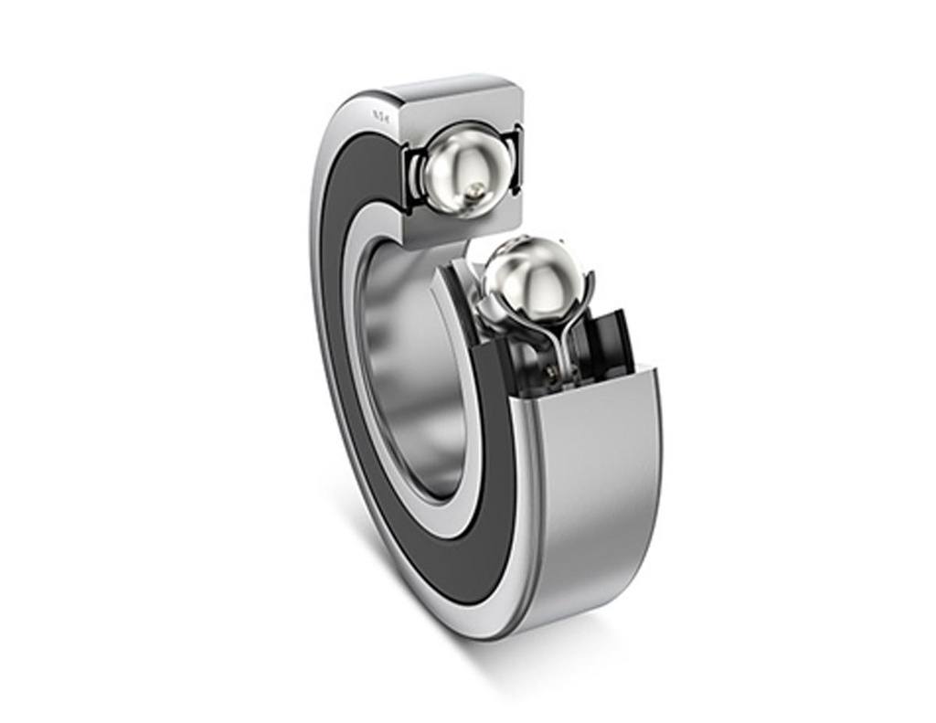 Single Row Ball Bearing; 25MM Bore; 47MM Outside Diameter; 12MM Outer Race Width; 2 Metal Shields