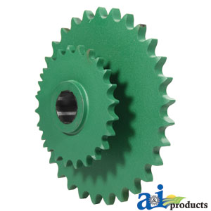 Double Sprocket; Drive, 24/30 Tooth, John Deere Baler