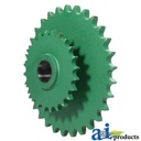 Double Sprocket; Drive, 24/30 Tooth, John Deere Baler