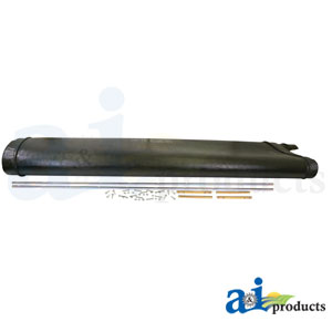 Draper Belt; Center, 69.80" X 51.85", Double V-Guide, Crescent Top