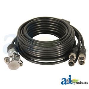 CabCAM 4 Way Splitter, Monitor End.