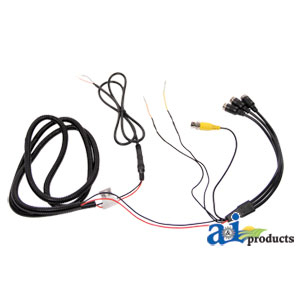 CabCAM Cable, Wired CabCAM Camera to CASE IH AFS PRO 700 & New Holland Intelliview IV Monitors