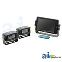 CabCAM High Definition 7" QUAD Video System, Touch Screen, with 2 Camera.