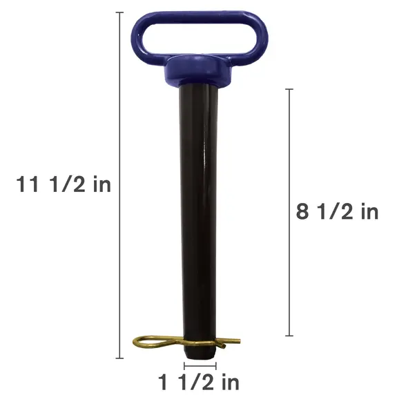 Hitch Pin; 1-1/2" x 8 1/2"