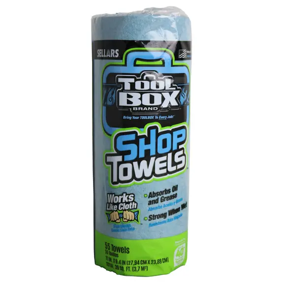 Heavy Duty Shop Towel. 60 Sheets Per Roll