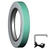 Lip Seal; 1" Shaft Dia; 2-3/64" Housing Bore; 1/4" Nominal Width; Nitrile Lip; Solid Seal