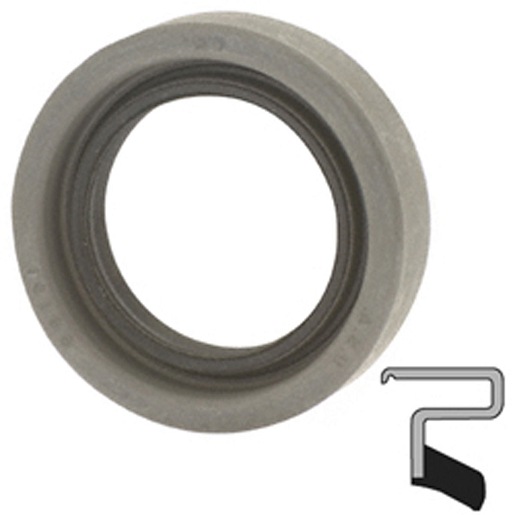 Lip Seal; 1-3/4" Shaft Dia; 2-9/16" Housing Bore; 1/2" Nominal Width; Nitrile Lip; Solid Seal