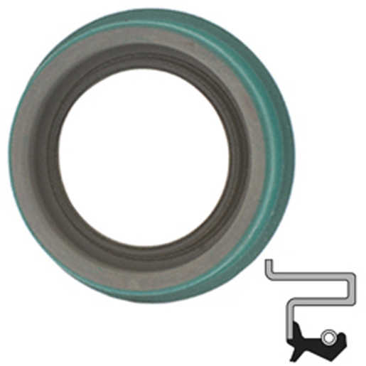Lip Seal; 2-5/8" Shaft Dia; 4-9/16" Housing Bore; 0.719" Nominal Width; Polyacrylate Lip; Solid Seal