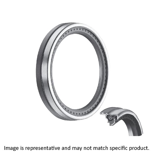 Lip Seal; 4-49/64" Shaft Dia; 6.311" Housing Bore; 1-1/8" Nominal Width; Nitrile Lip; Solid Seal