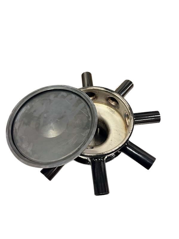 Stainless Steel Distributor Head; 2.5" Distributor; 8 Runs @ 1"