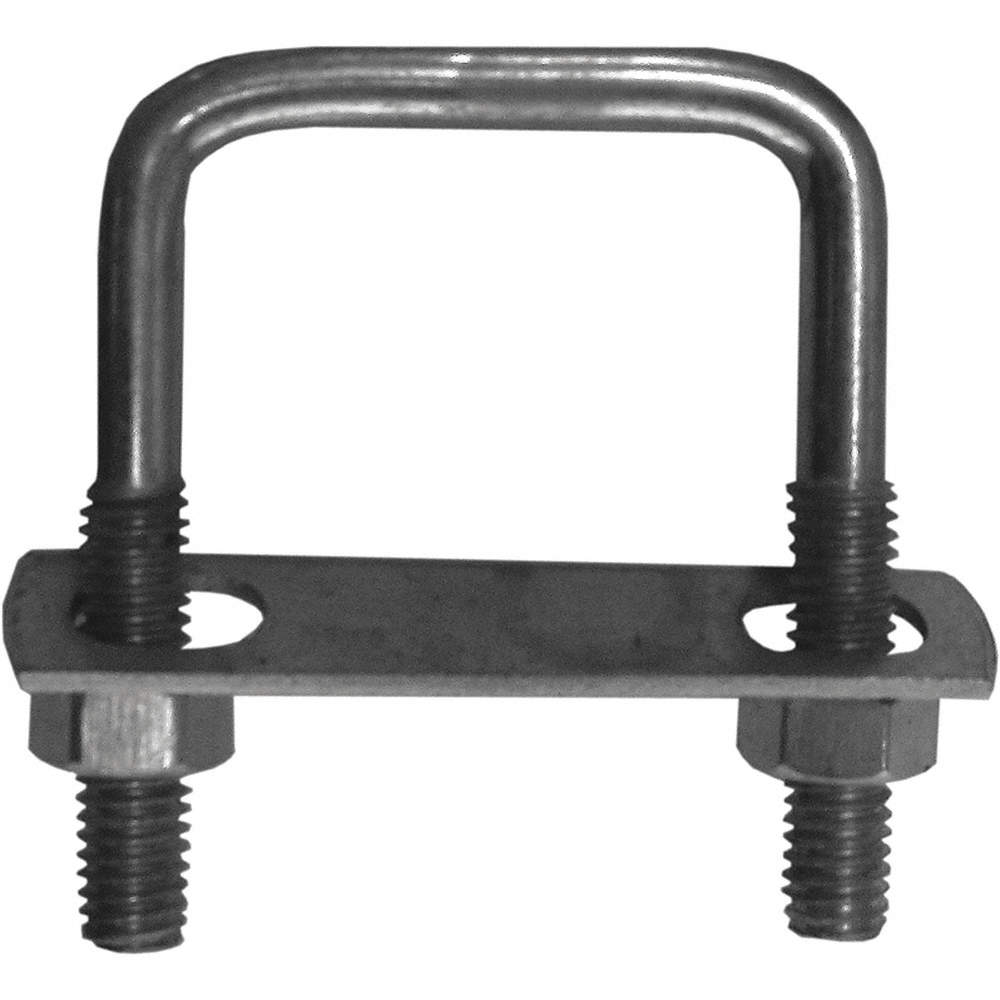 Square U-Bolt; 3/8" - 2" x 5"