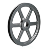 Transmission Pulley; 1 Groove; 11-1/4" Outside Diameter; Bushed; H Bushing Series; 4L | A | 5L | B Belt Series