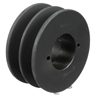 Transmission Pulley; 1 Groove; 3-3/4" Outside Diameter; Bushed; H Bushing Series; 4L | A | 5L | B Belt Series