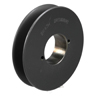 Transmission Pulley; 1 Groove; 4.45" Outside Diameter; Bushed; H Bushing Series; 4L | A | 5L | B Belt Series