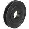 Transmission Pulley; 1 Groove; 5-1/4" Outside Diameter; Bushed; H Bushing Series; 4L | A | 5L | B Belt Series