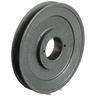 Transmission Pulley; 1 Grooves; 6-1/4" Outside Diameter; Bushed; H Bushing Series; 4L | A | 5L | B Belt Series
